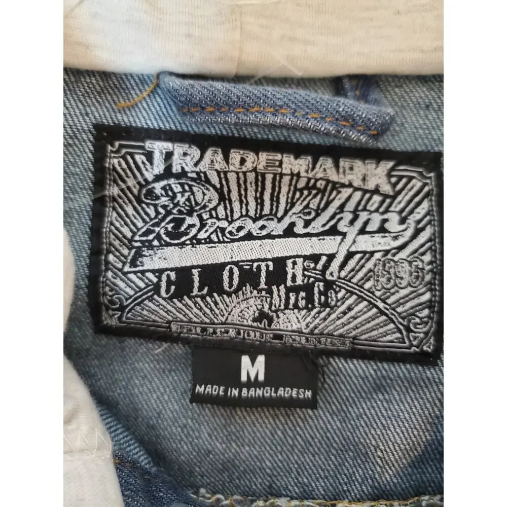 Brooklyn Cloth Denim Hoodie Jacket, NWT, Medium